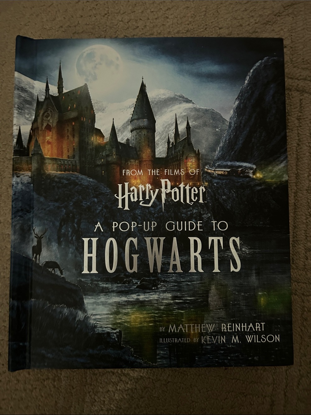 Harry Potter A Pop-Up Guide to Hogwarts - Dark Blue Cover